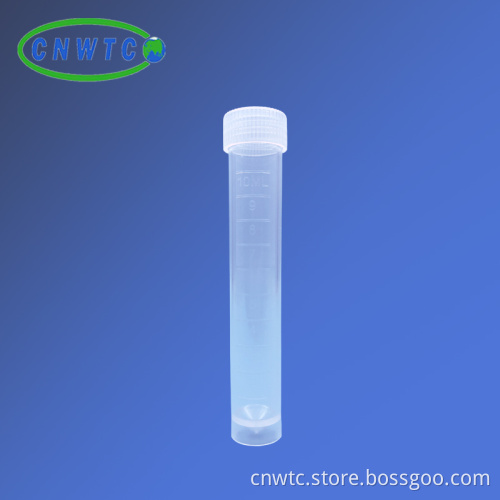 10ml Plastic Cryovial Tubes: Clear Sample Storage Containers for Freezing